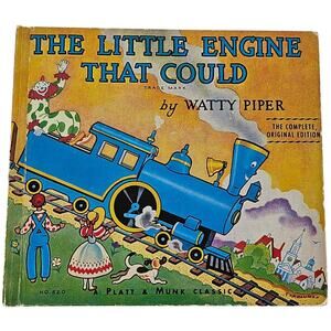THE LITTLE ENGINE THAT COULD BY WATTY PIPER  1983 PRINT HARDBACK CHILDREN’S BOOK